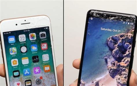 Pixel 2 XL, iPhone 8 Plus drop tests push glass to the limits